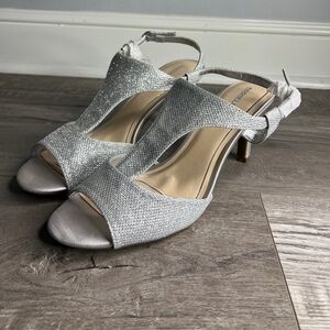 Marbella Sparkling Open Toe Shoe.Size 12M